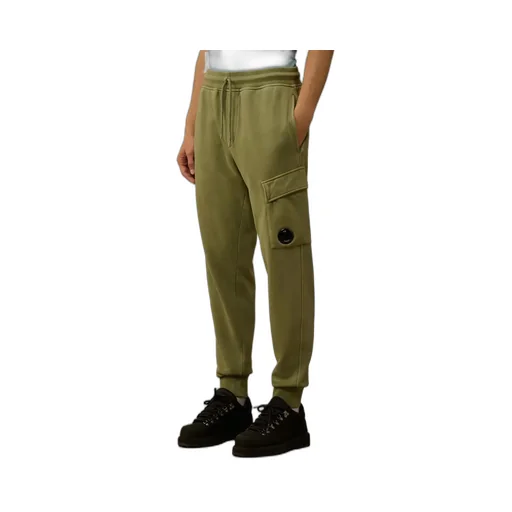 Brushed And Emerized Diagonal Fleece Cargo Lens Sweatpants
