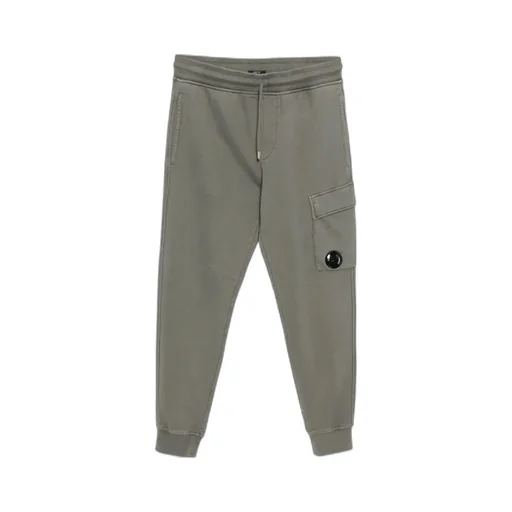 Brushed And Emerized Diagonal Fleece Cargo Lens Sweatpants