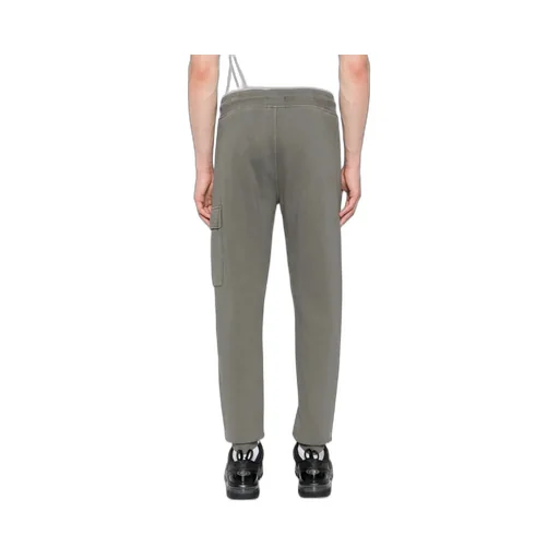 Brushed And Emerized Diagonal Fleece Cargo Lens Sweatpants