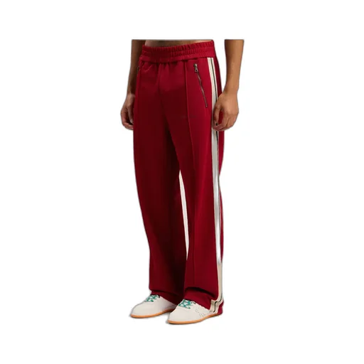 Zip-Up Side-Stripe Track Pants