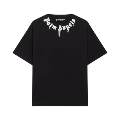 Spray Neck Logo T-Shirt