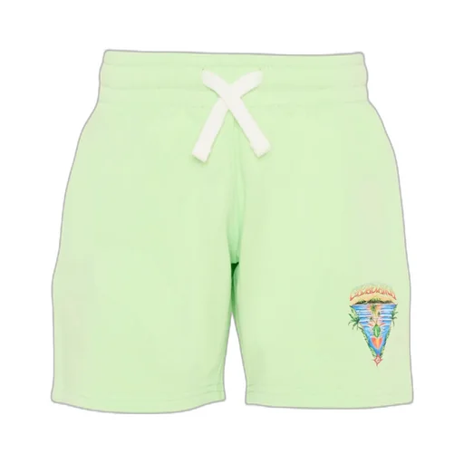 Casablanca Kids Logo Printed Drawstring Shorts