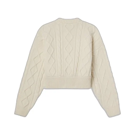 Long-Sleeved Knitted Cardigan