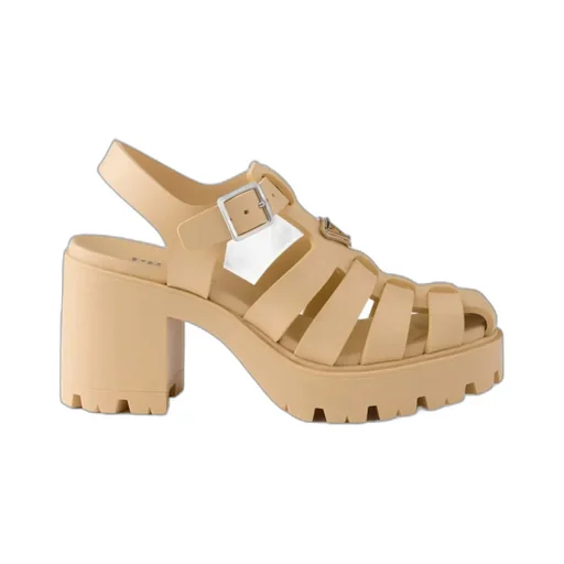 Rubber Platform Sandals