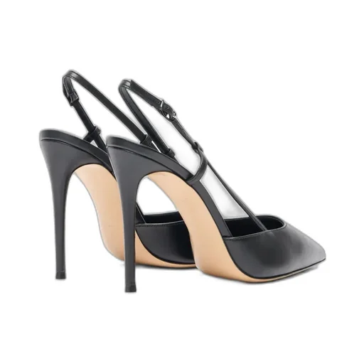 Lace-Up High Heels