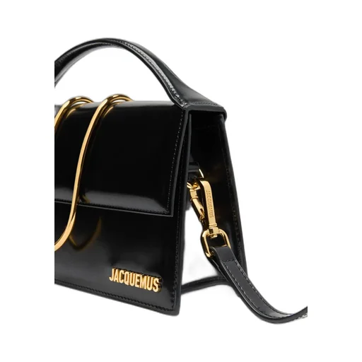 Jacquemus Logo Plaque Top Handle Bag