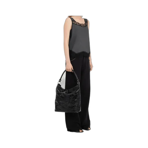 Mm6 Maison Margiela Mirrored Lace Slip Top
