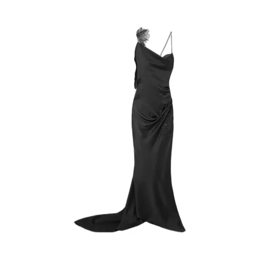 Asymmetric Lace Dress