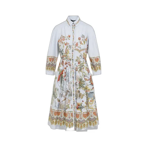Floral-Print Shirt Dress