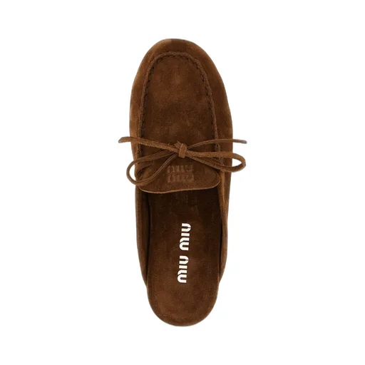 Miu Miu Logo-Detailed Slip-On Mules