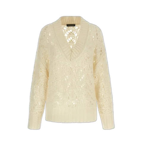 Fabiana Filippi Long-Sleeved V-Neck Jumper