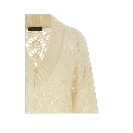 Fabiana Filippi Long-Sleeved V-Neck Jumper