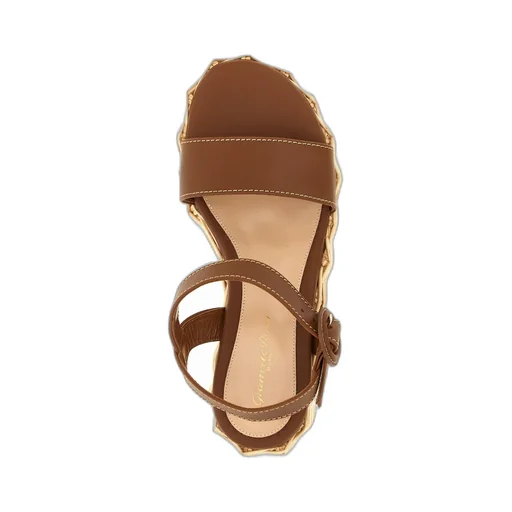 Gianvito Rossi Cestino Ankle-Strap Sandals