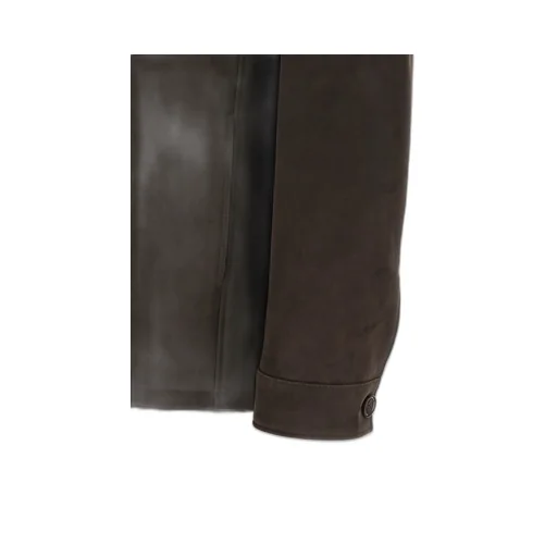 Moorer Klaus Leather Overshirt