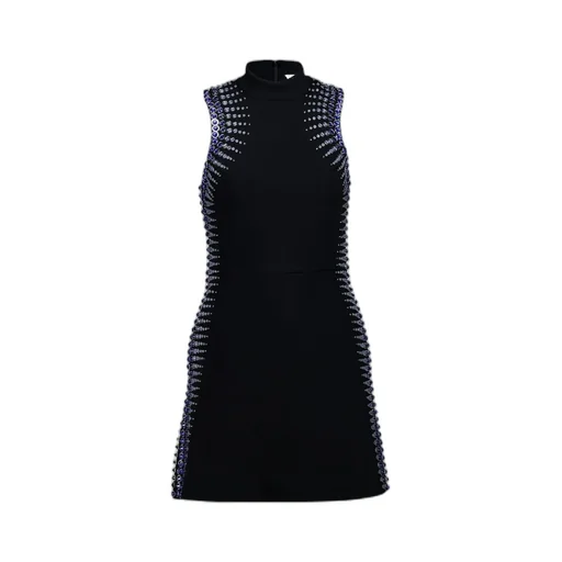 Embellished Sleeveless Mini Dress