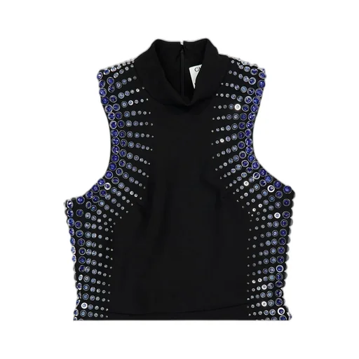 Embellished Sleeveless Mini Dress