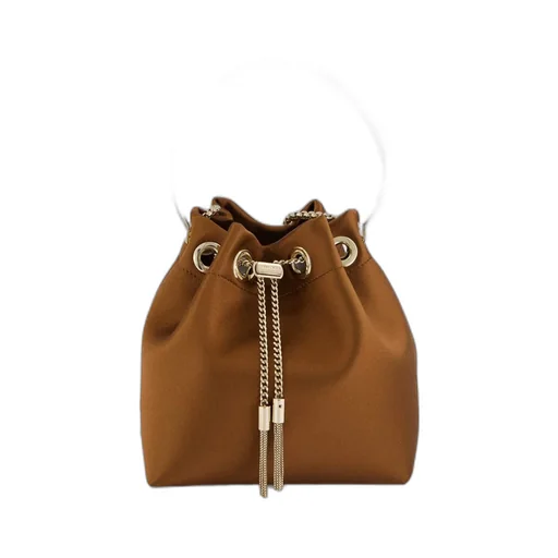 Bon Bon Metal-Handle Bucket Bag