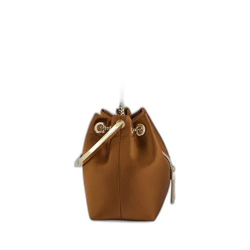 Bon Bon Metal-Handle Bucket Bag