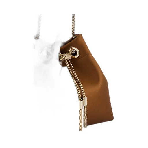 Bon Bon Metal-Handle Bucket Bag