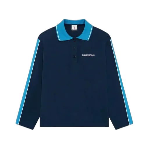 Casablanca Punto Polo Collared Sweatshirt