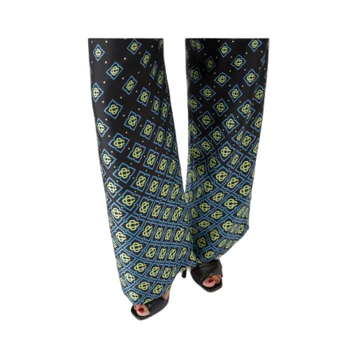 Degrade Monogram Silk Trousers