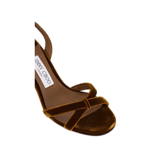 Jimmy Choo Elsy 70 Velvet Sandals