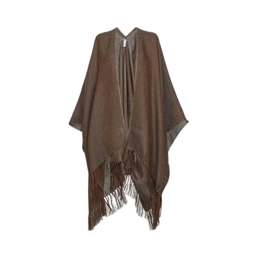Brunello Cucinelli Fringed-Edge Cape