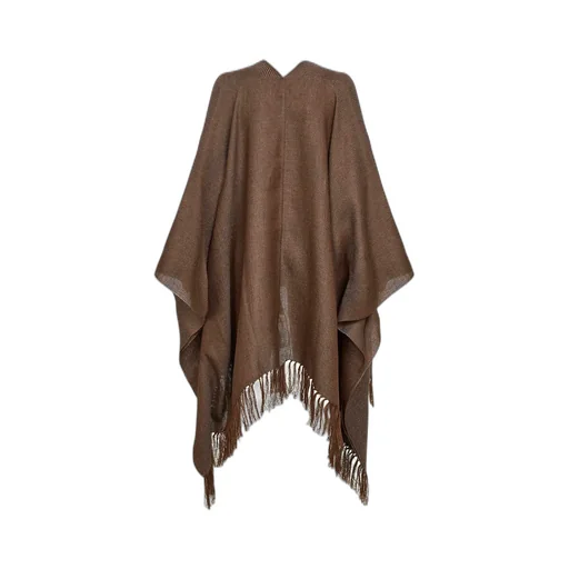 Brunello Cucinelli Fringed-Edge Cape