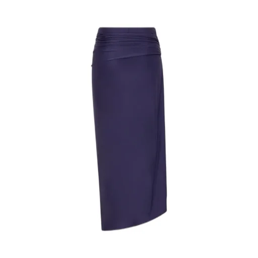 Rabanne Midi Piercing Jersey Skirt