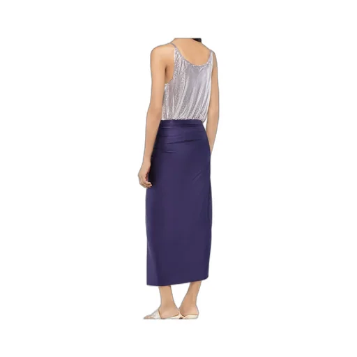 Rabanne Midi Piercing Jersey Skirt