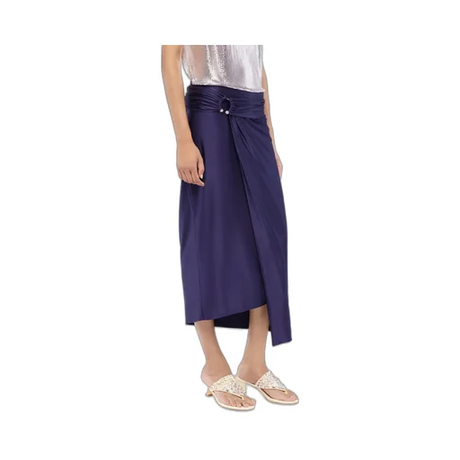 Rabanne Midi Piercing Jersey Skirt