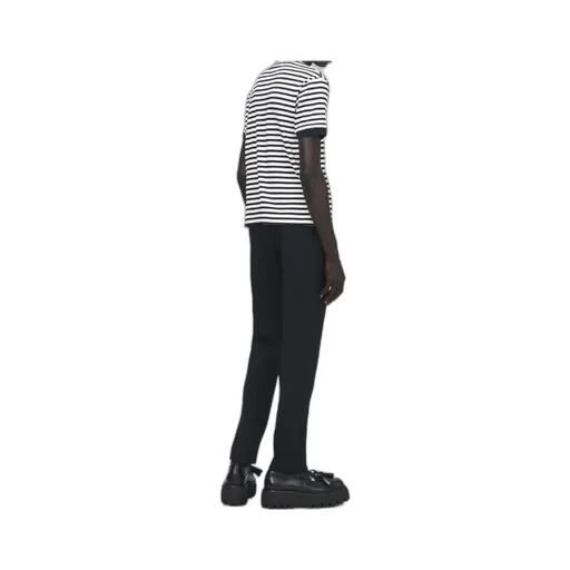 Alexander Mcqueen Short Sleeved Striped Polo Shirt