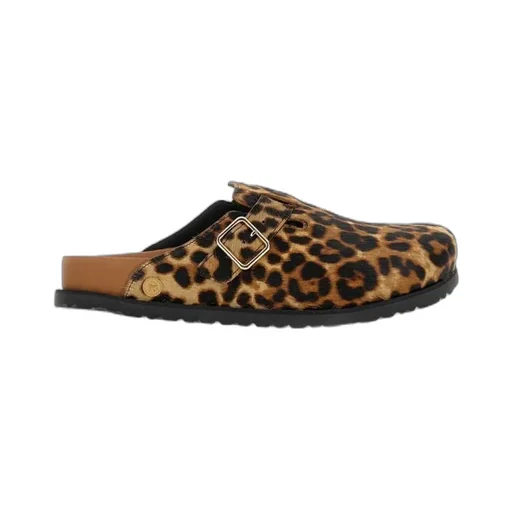Leopard Print Mules