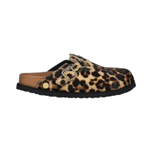 Leopard Print Mules