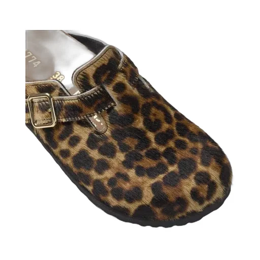 Leopard Print Mules