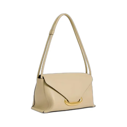 Veneto Gold-Tone Oval Leather Tote Bag