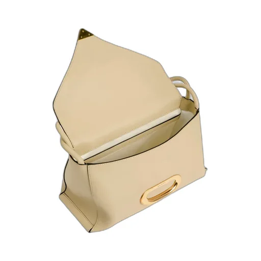 Veneto Gold-Tone Oval Leather Tote Bag