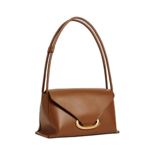Gold-Tone Hardware Shoulder Bag