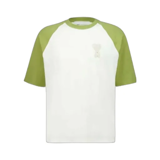 Ami Paris Logo Patch Crewneck T-Shirt