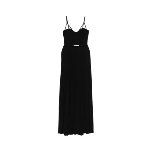 Bustier Belted Maxi Dress