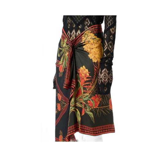 Printed Half-Length Skirt