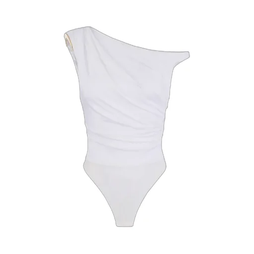 Bodysuit In Jersey Fabric With Jewel Shoulder Detail