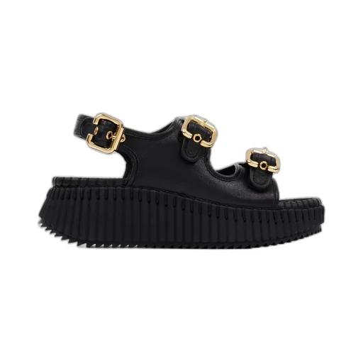 Chloé Nama Wedge Sandals