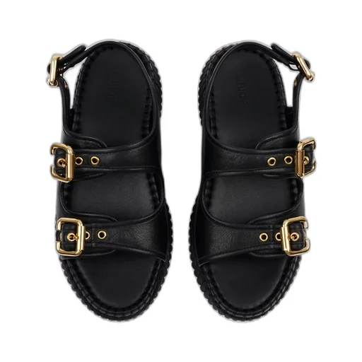 Chloé Nama Wedge Sandals