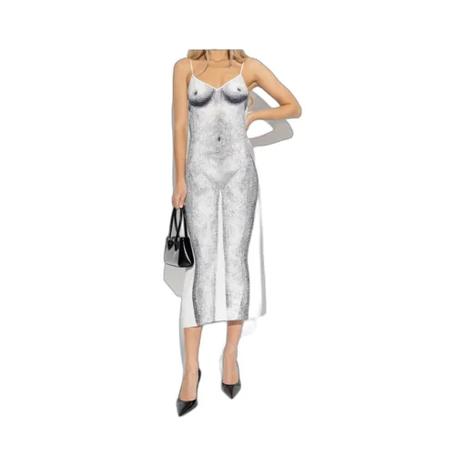Moschino Printed Crepe Dress