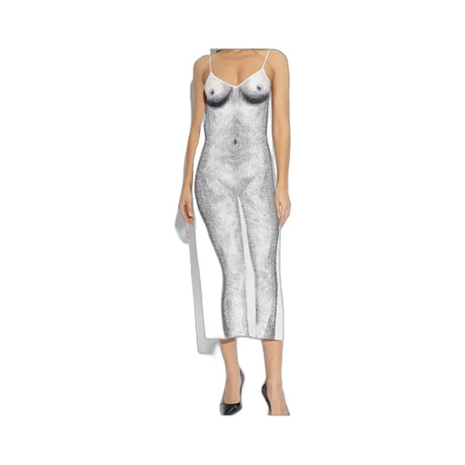 Moschino Printed Crepe Dress