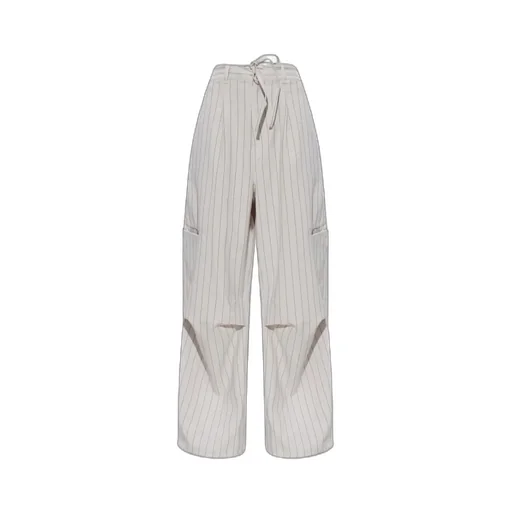 Y-3 Pinstriped Drawstring Trousers