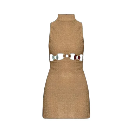 OsÉRee Beaded Detailed Cut Out Dress