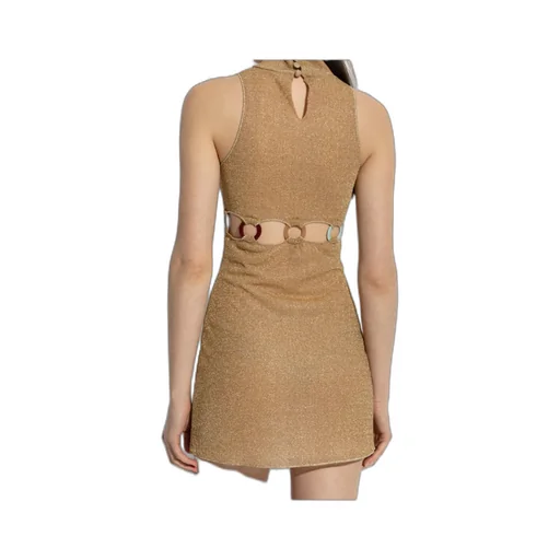 OsÉRee Beaded Detailed Cut Out Dress