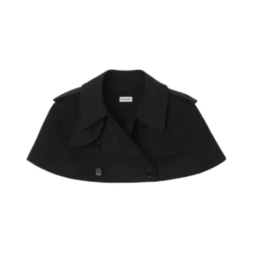 Gabardine Trench Capelet